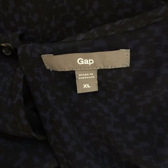 Gap Blue Black Sleeveless Tank Top - XL - Picture 8 of 8